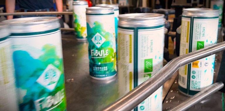 Ligne Canette Fibulle LINGONE - Limonade Bio